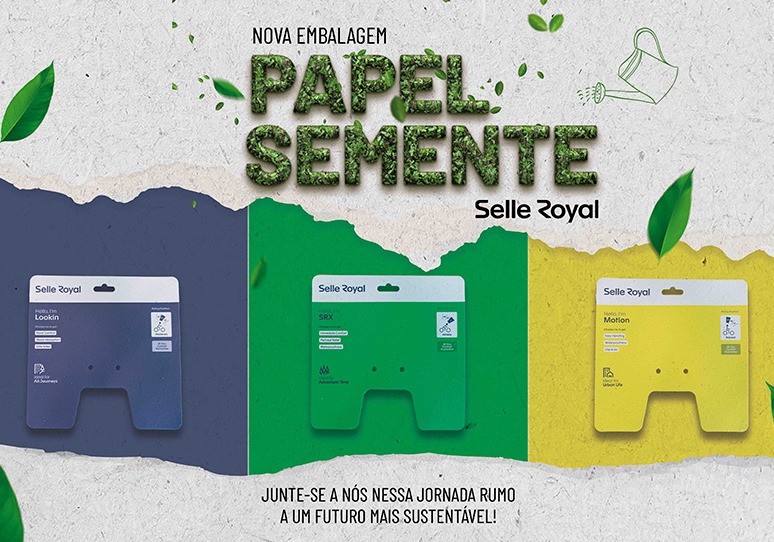 Nova embalagem de papel semente, junte-se a nós nessa jornada sustentável
